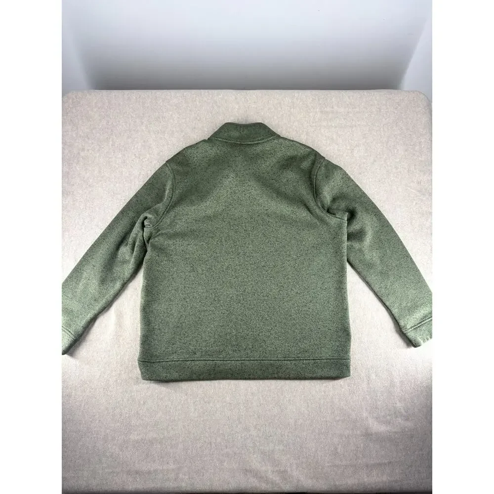 Eddie Bauer Radiator Fleece Sweater Mens XL Green T Snap Pullover Outdoor - Picture 4 of 7